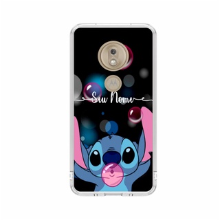 Capa de Celular Capinha Moto G7 Play Personalizada - Stitch Nome 2 em Oferta na Shopee