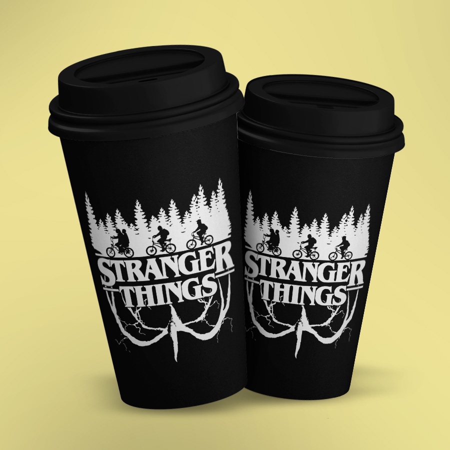 Copo ECO Bucks Mundo Invertido - Stranger Things em Oferta na Shopee