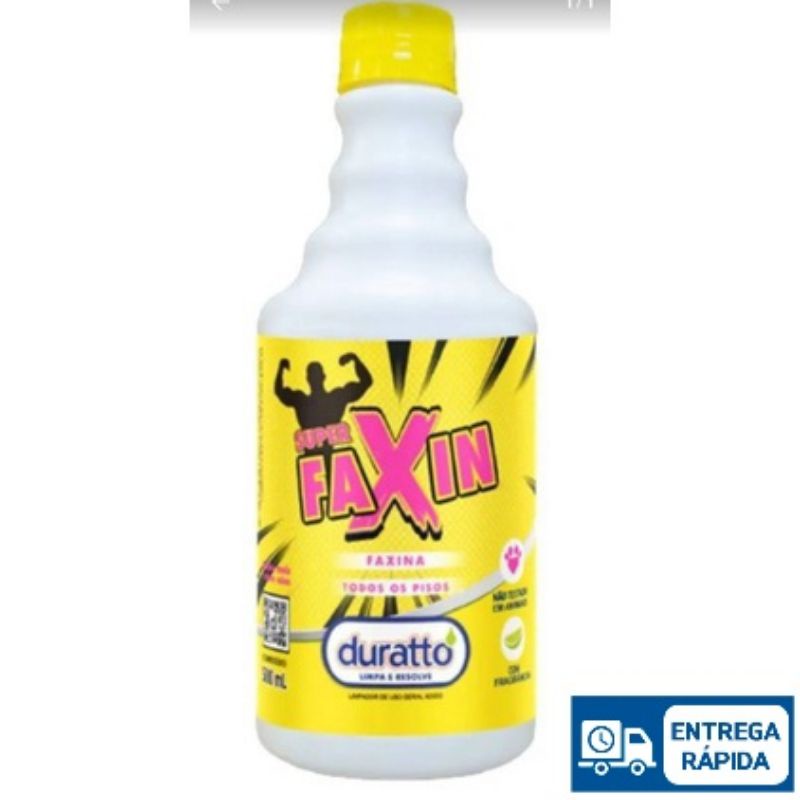 Limpa piso super faxin 500 ml Duratto | Shopee Brasil