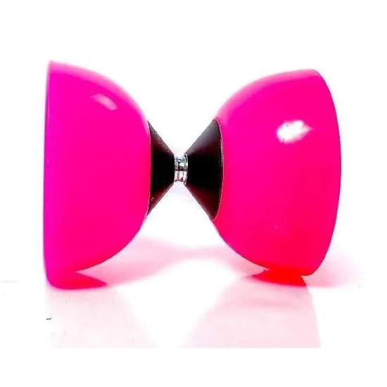 Diabolo Rosa Profissional + Baqueta De Plástico Malabares Brinquedos ao Ar Livre fidget toy