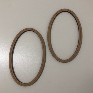Kit Com 2 Bastidores 21x13 Oval Em Mdf De 6mm
