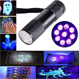 Mini Lanterna Portátil Led Ultra Violeta Seca Unha Gel Uv