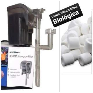 Aquatank Filtro Externo 250l/H 110V + Brinde Midia Biológica