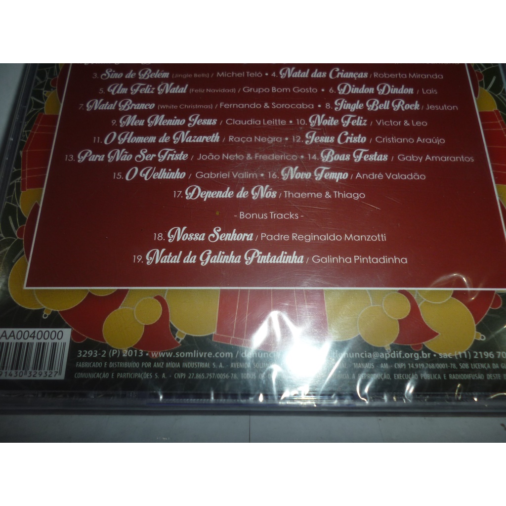 CD Natal em Família (Vários Artistas Sertanejos) Br LACRADO 2013 RARO |  Shopee Brasil