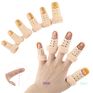 Daer 5 Pçs/set Correção E Dedo Fixo Berço De Plástico Apoio Polegar Tala Dedos Protetor Conjunta Do Mallet em Oferta na Shopee