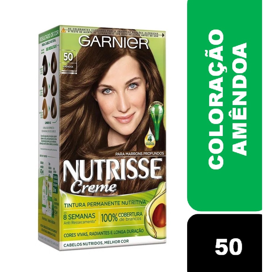 Coloração Nutrisse Garnier 50 Amêndoa