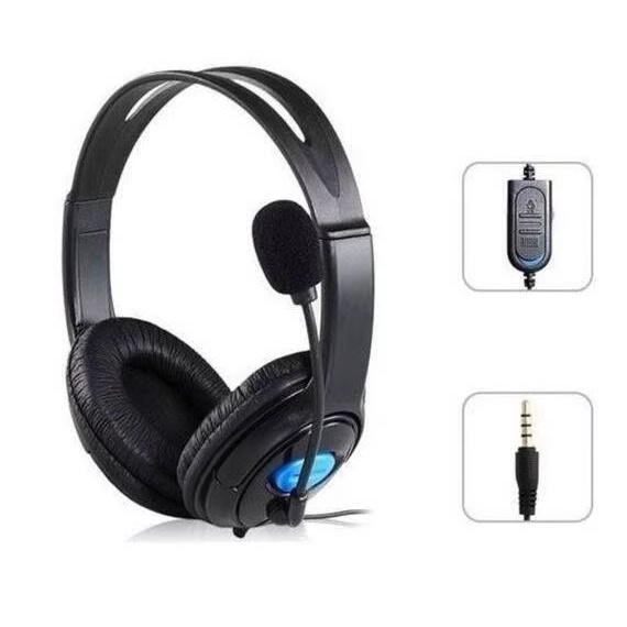 Fone Headset Gamer Para Playstation 4 Ps4 Com Microfone