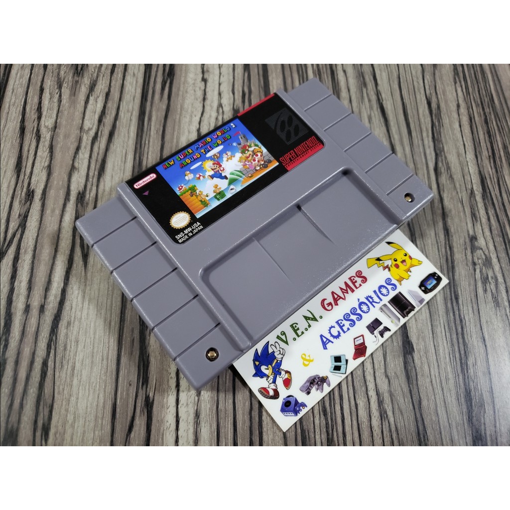 New Super Mario World 2: Around The World Rack P/ Super Nintendo ...