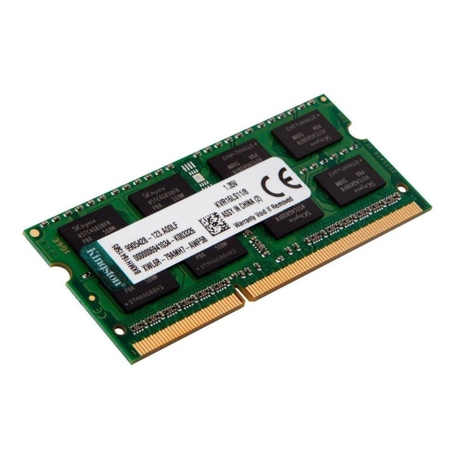 Mem ria ram 8gb ddr3 notebook gamer kingston kvr16ls11 8 1x8