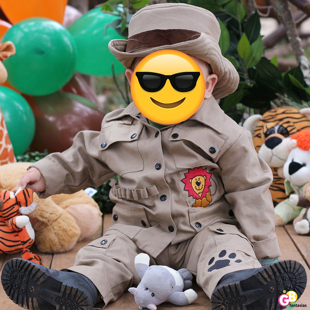 Fantasia Safari Selva Inverno Infantil