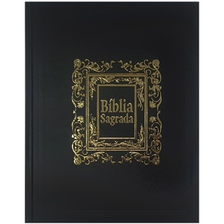 Bíblia Sagrada para Presente com Caixa | ARC | Capa Luxo Preta em Oferta na Shopee