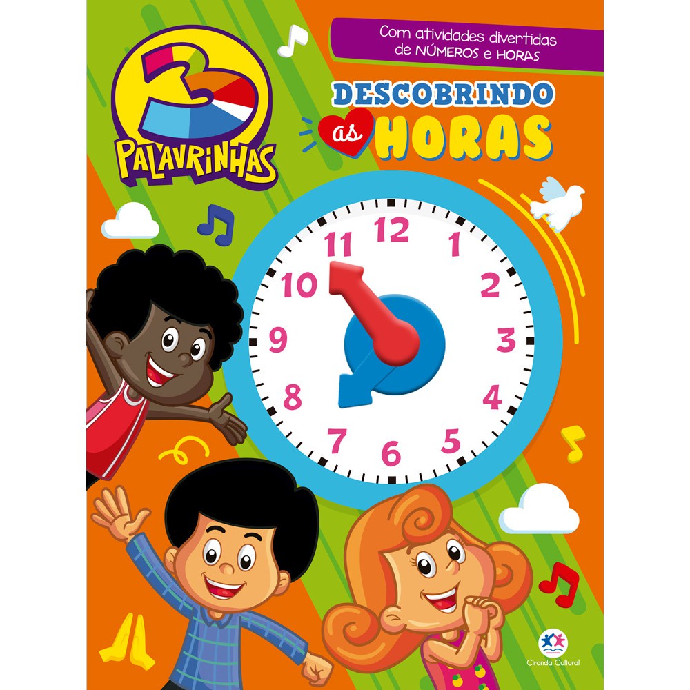 Livro - 3 Palavrinhas - Descobrindo as horas em Oferta na Shopee