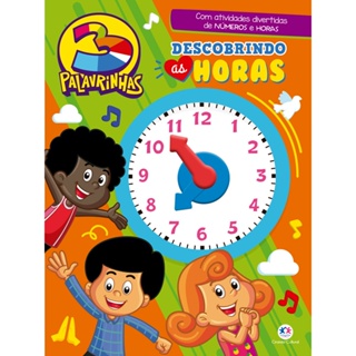 Livro - 3 Palavrinhas - Descobrindo as horas em Oferta na Shopee
