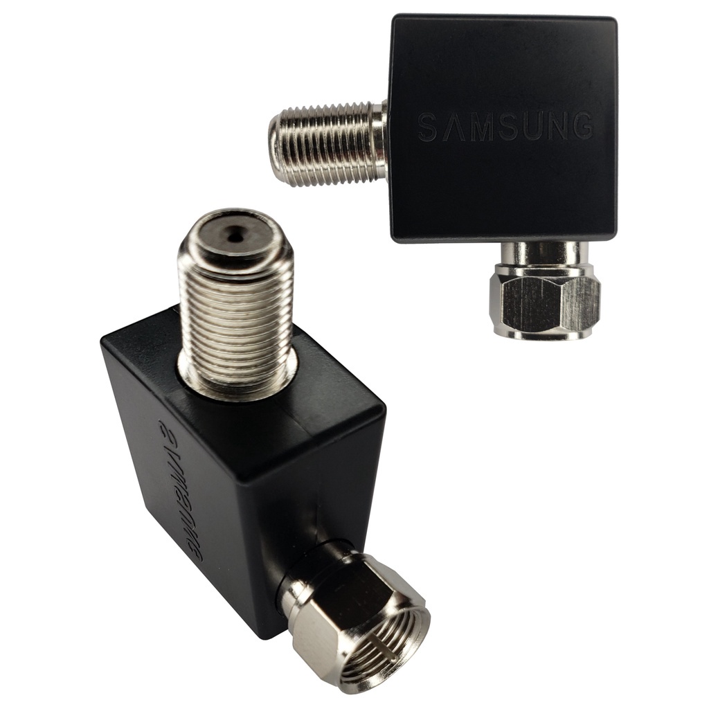 Adaptador para Antena Coaxial Smart TV Samsung 90 Graus