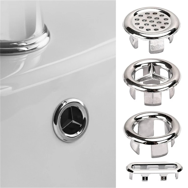 Ralo De Pia/Lavatório De Cozinha/Banheiro Cromada Com Orifício De Espuma Redonda Para Banheira/Substituição/Lavar Bacia