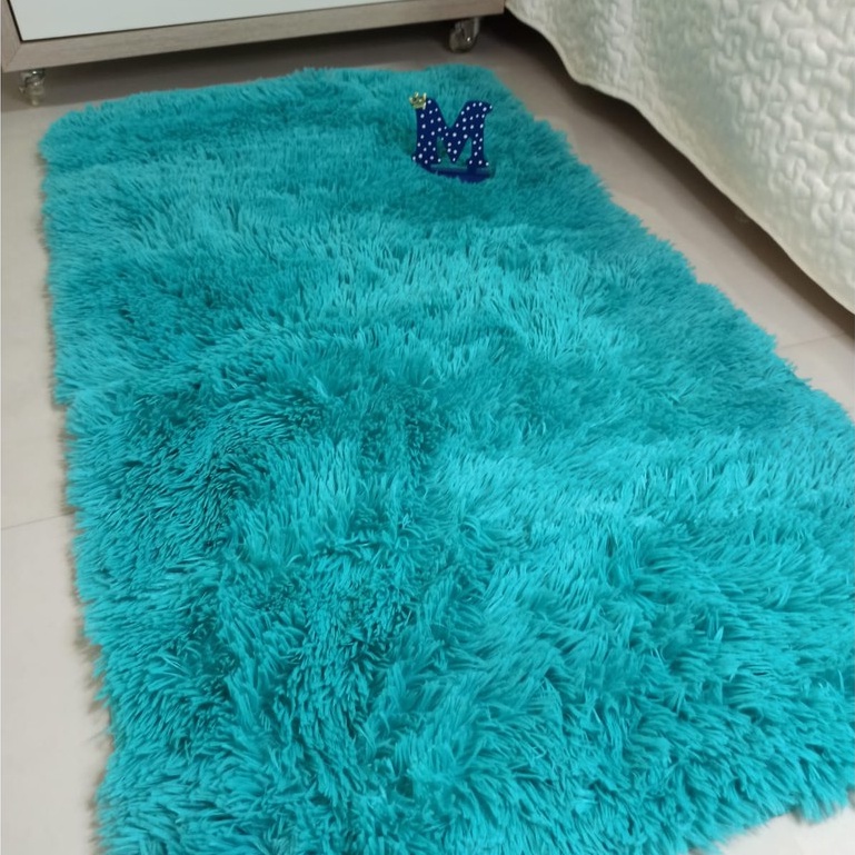 Tapete Peludo Meia Passadeira Quarto 1,00x0,55 Black Friday em Oferta na Shopee