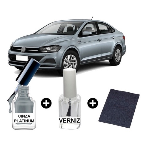 Tinta Tira Risco Automotiva Virtus Cinza Platinum