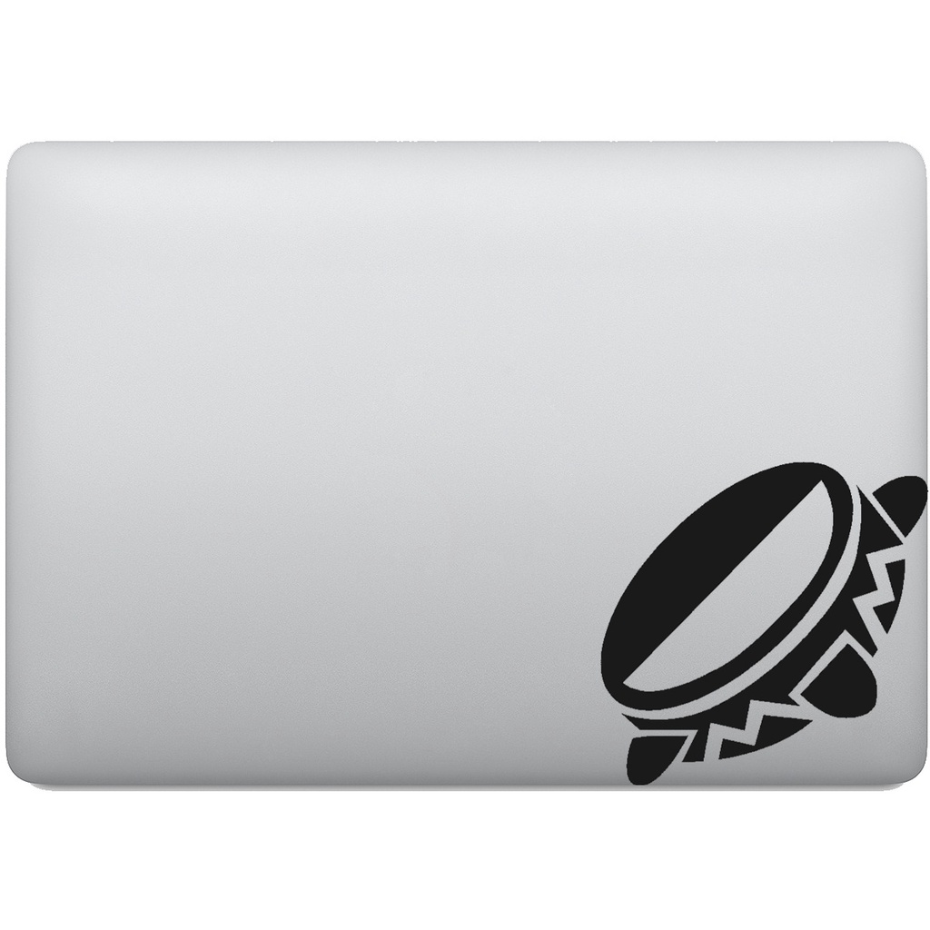 Adesivo de Notebook Instrumento Pandeiro Tamborim