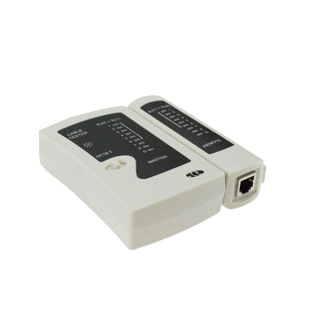 Testador Teste Crimpagem Cabo Rede Lan Rj45 Rj11 C/ Estojo