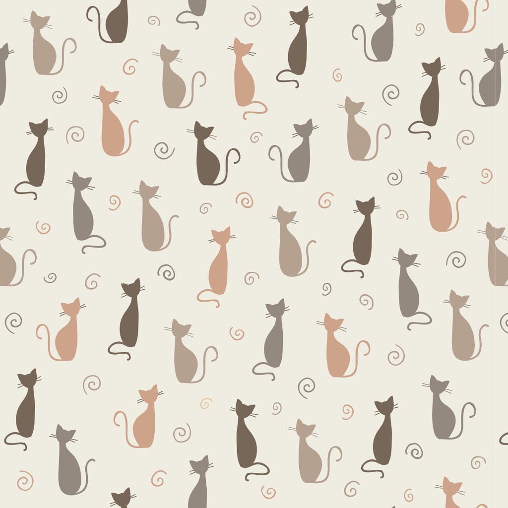 Papel de Parede Gatos Vintage Vários Tamanhos FOF74 em Oferta na Shopee