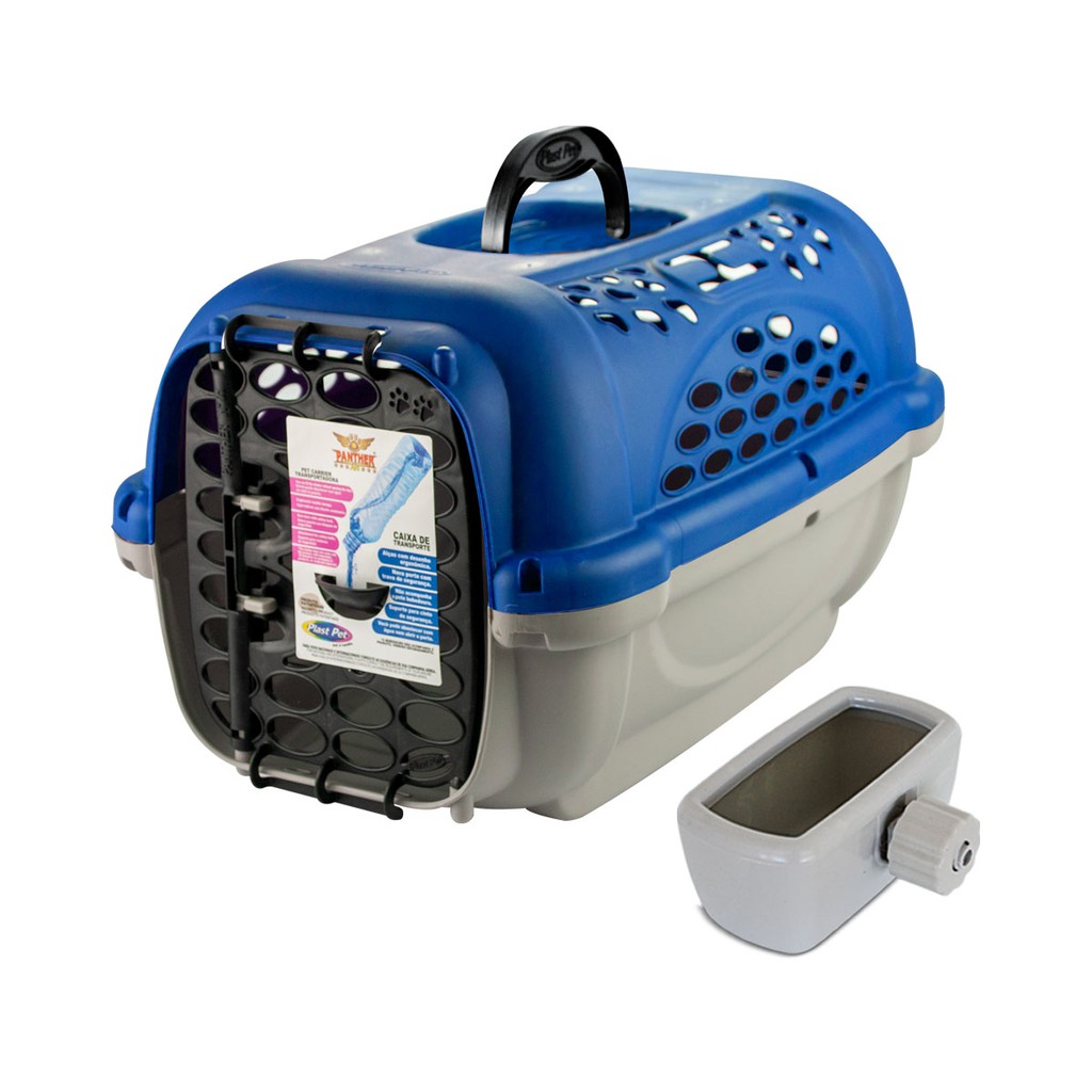 Caixa Transporte Para Cães E Gatos Panther N.4 + Bebedouro 200mL NOVO