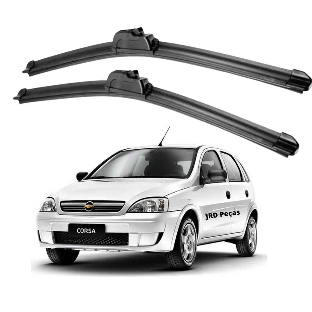 Par Palheta Limpador Parabrisa Dianteiro Corsa 2008 2009 2010 2011 2012 Chevrolet em Oferta na Shopee