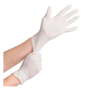 Kit 2 Caixas Luva de Latéx Descartável C/ Pó  Cx C/ 100 Unid. Tam PP P M G em Oferta na Shopee