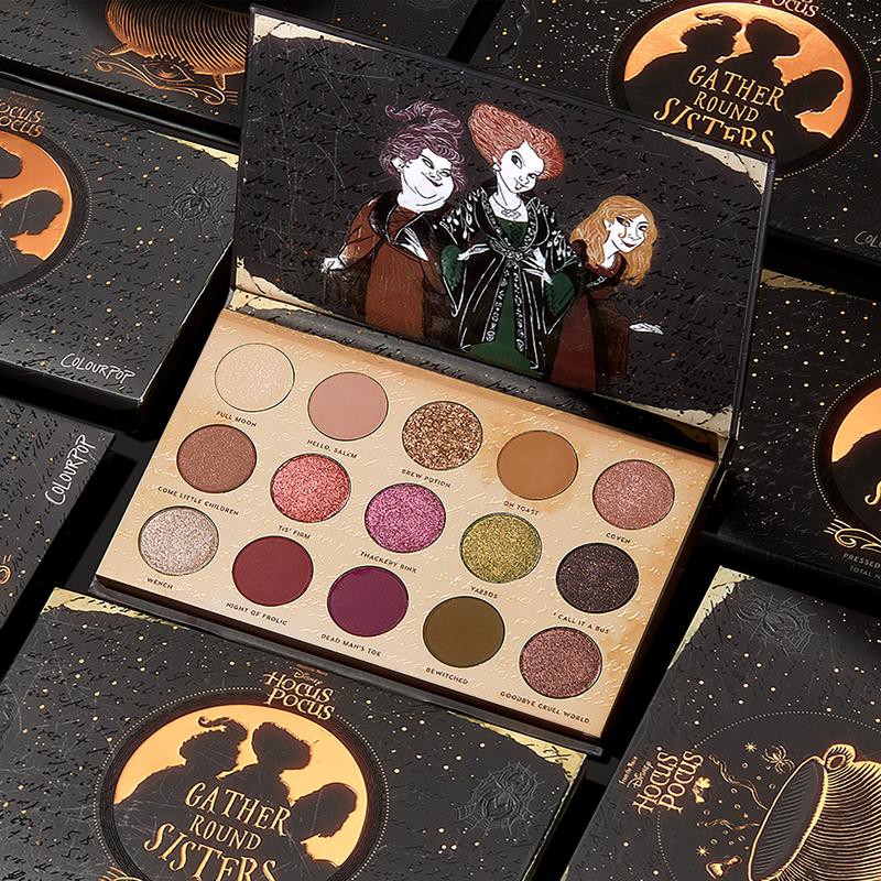 Paleta Hocus Pocus Colourpop Halloween Gather Round Sisters Shopee Brasil