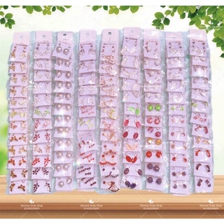 Promoção Kit 30 Pares de Brincos / 10 Cartelinhas com 3 Pares Cada a pronto entrega