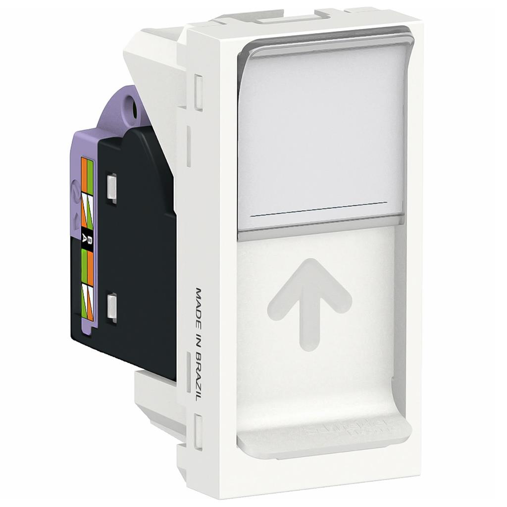 Modulo Tomada Rj45 8 Fios 1 Modulo UTP Cat.6 Schneider - Computers & Accessories
