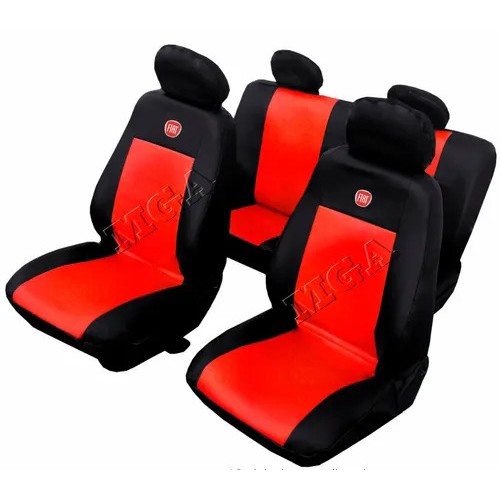Capa Banco Carro Automotivo Fiat Vermelho Para Fiat Uno Mille Fire Palio Siena