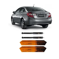 2 Amortecedor Traseiro New Civic 2012 2013 2014... G9 Cofap