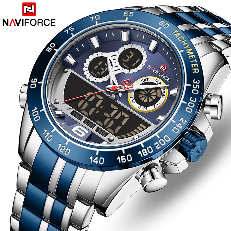 Naviforce New Watches Men Top Luxury Brand Chronograph Quartz Watch