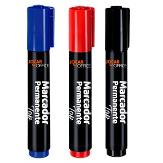 Caneta Marcador Piloto Permanente Jocar Office em Oferta na Shopee