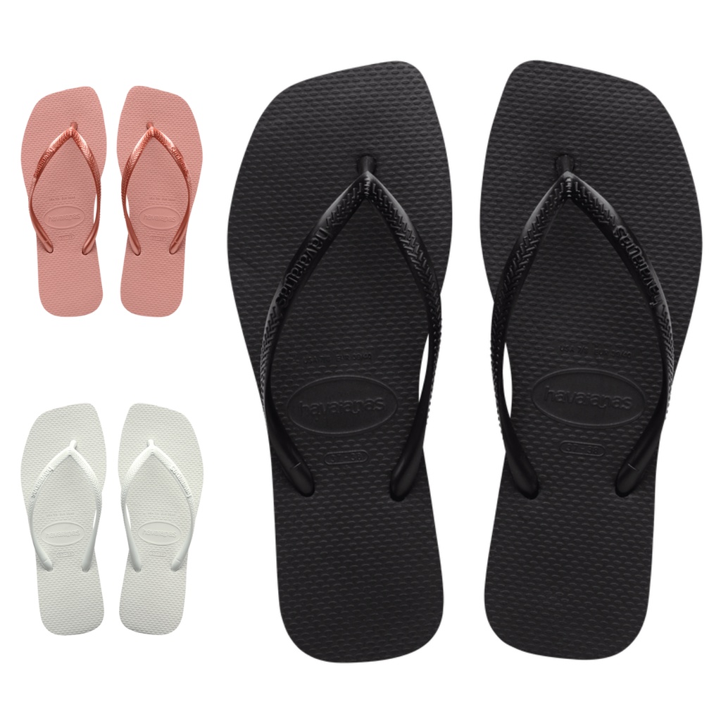 Chinelo Havaianas Slim Square Bico Quadrado Feminino - ORIGINAL