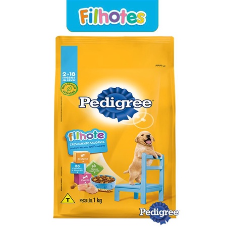 Raçao pedigree FILHOTES para cachorro - raçao A GRANEL 1kg