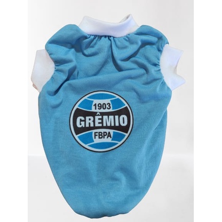 Roupa pet cachorro futebol Grêmio todos os tamanhos