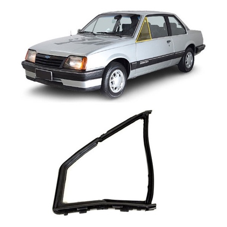 Borracha Vidro Ventarola Quebra Vento Monza 1985 A 1990 Ld em Oferta na Shopee