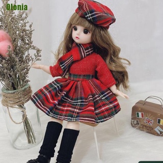 [OIonia] Boneca 30cm BJD 1/6 Princesa Vestido De Faça Você Mesmo Roupas Meninas Brinquedo Sem) NMM
