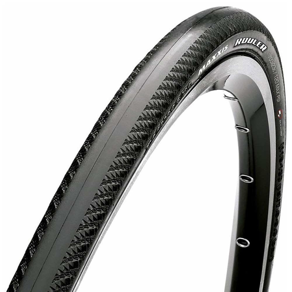 Pneu Maxxis Rouler 700x23C Dobrável Kevlar Preto