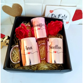 Caneca Cromada Personalizada com Nome em Oferta na Shopee