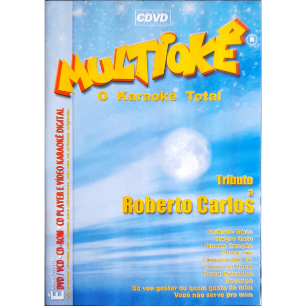 CDVD Original Multiokê Tributo a Roberto Carlos