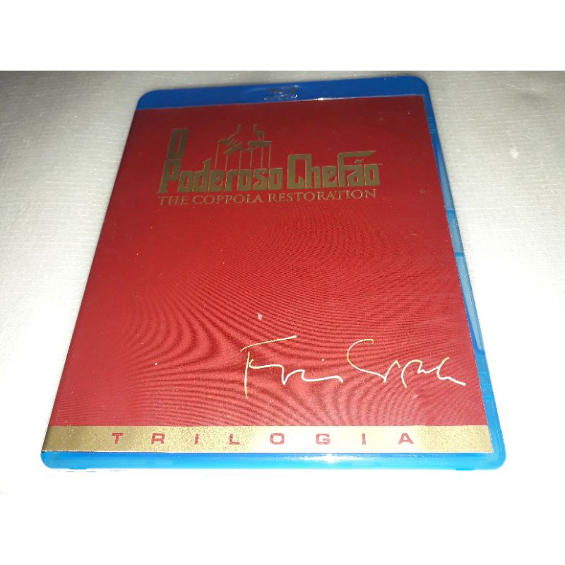 BLU RAY O PODEROSO CHEFÃO TRILOGIA 3 DISCS EM ÓTIMO ESTADO USADO