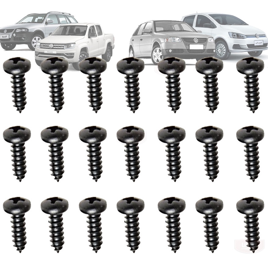20 Parafusos 4,2mm Forro Forração da Porta Volkswagen em Oferta na Shopee