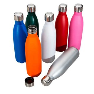Garrafa Inox 750ml em inox e pintura fosca