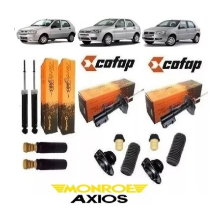 4 Amortecedor Cofap + Kit Axios Palio Fire em Oferta na Shopee