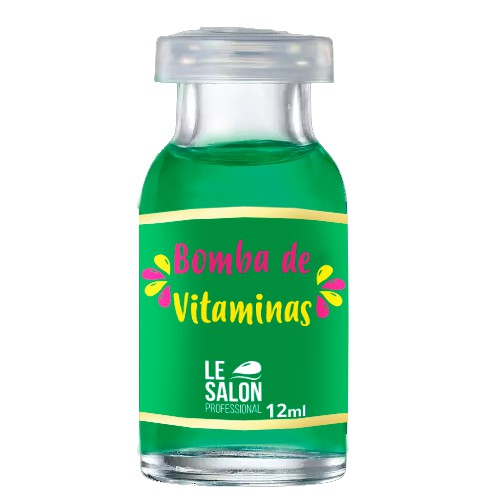 Kit 2 Ampolas de Tratamento - BOMBA DE VITAMINA 12ml - Le Salon Pro em Oferta na Shopee