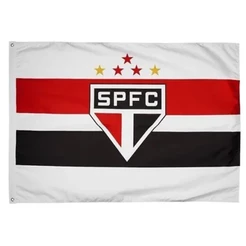 Bandeira Oficial do São Paulo 1,35x1,95m Dupla Face 3 Panos