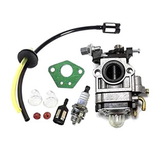 Carburettor Kit Para 52cc 49cc 43cc Roçadeira Com Selo De Mangueira Spark Plug Gasolina