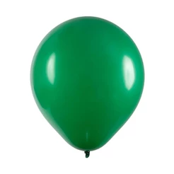 Balão De Festa Redondo Liso - Verde - 16" 40cm - 12 unidades